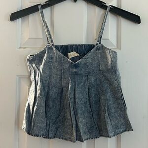 Altar'd State Denim Blue Camisole